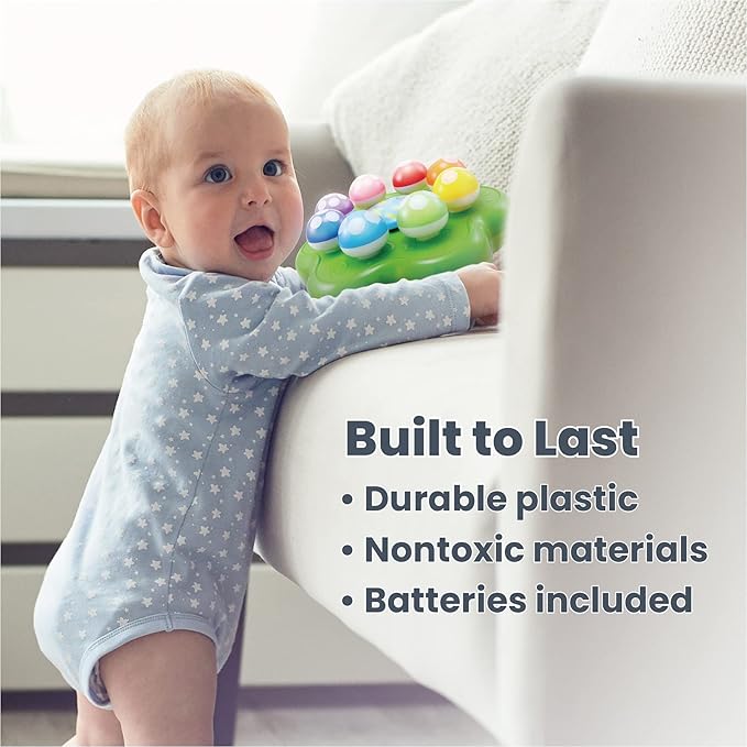 BEST LEARNING Mushroom Garden - Interactive Educational Light-Up Toddler Toys for 1 to 3 Years Old Toddlers - Colors, Numbers, Games & Music for Kids - Ideal Baby Toy Birthday Gift