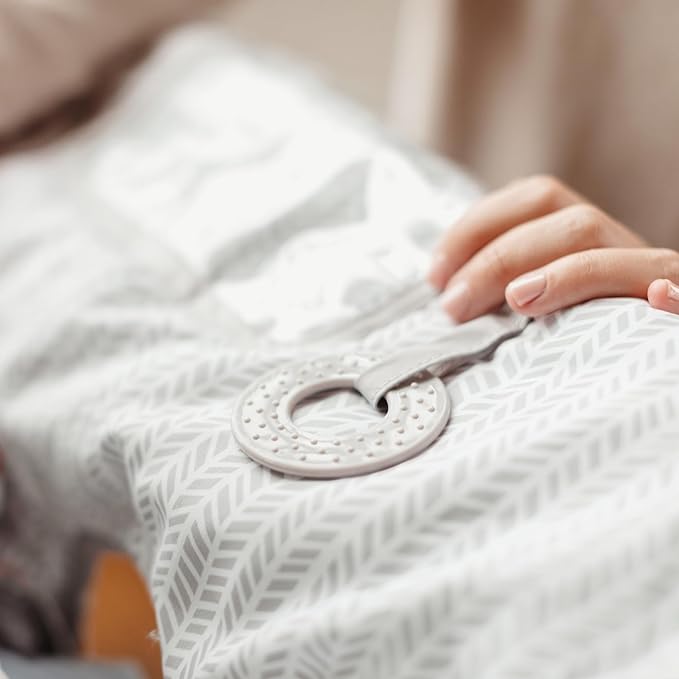 2-in-1 Cushy High Chair Cover and Shopping Cart Cover for Baby, Comfortable Cover for Grocery Cart, Universal Fit Cart Cover for Babies, Includes Storage Pouch - Little Arrows