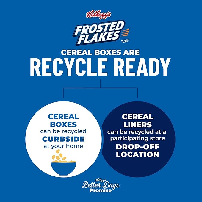 Kellogg's Cold Breakfast Cereal, Bulk Pantry Staples, Kids Snacks, Variety Pack (4 Boxes)