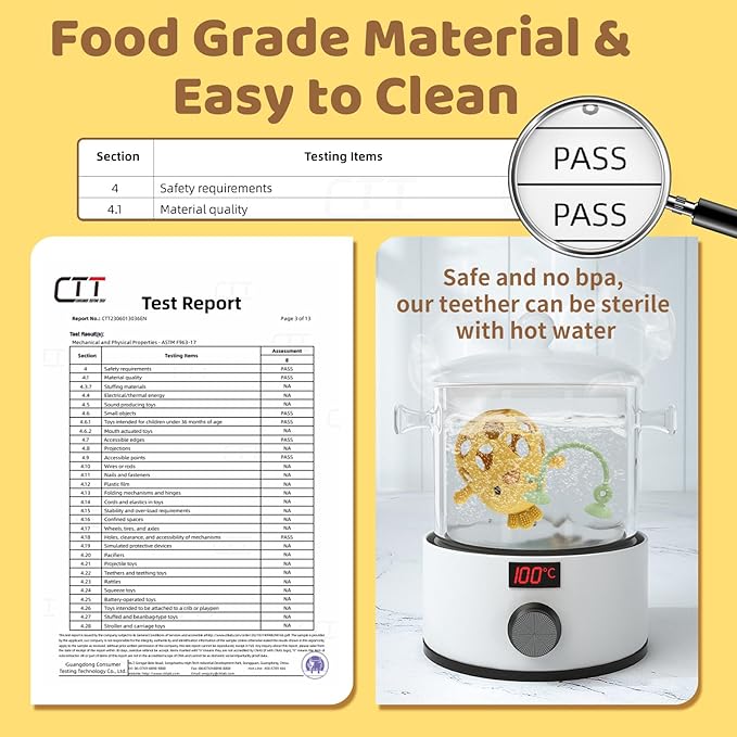 Baby High Chair Toys Teething Chew - Baby Table Toys, High Chair Suction Toy Teething Toys Silicone Teethers, Food Grade Silicon for 6 12 18 Months (Green Yellow)