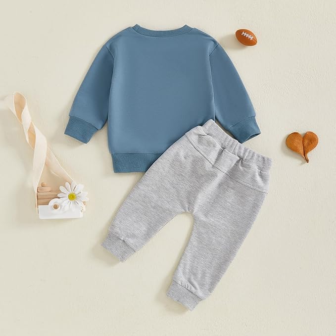 CIYCUIT Toddler Baby Boy Clothes Long Sleeve Sweatshirt Pants Set Fall Winter Outfits