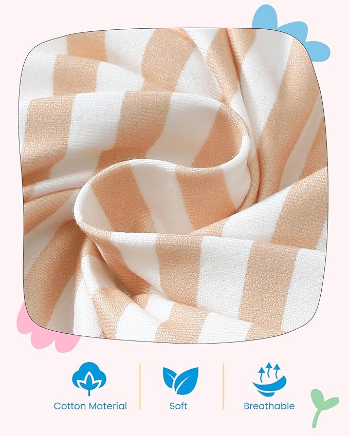 NZRVAWS Newborn Baby Boy Girl Clothes Unisex Infant Romper Pants Set Hat 4-Pack Outfits 0-12 Months 16 Pieces Toddler