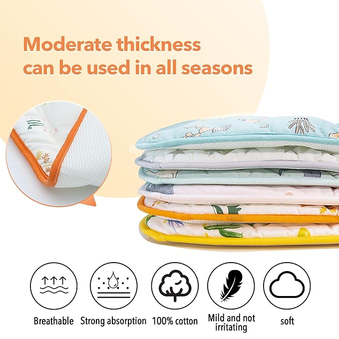 Universal Baby Stroller Seat Liners,Reversible Soft and Comfortable Baby Stroller Seat Cushion,Kids Seat Pads for Toddlers & Preschoolers -30 * 13.8'',1 Pack(Autumn Forest)