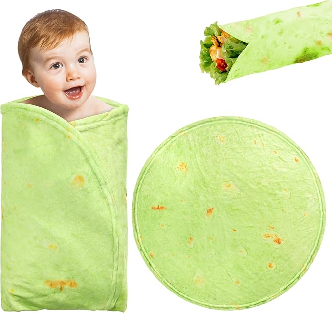 Spinacia Blanket Baby, Spinacia Swaddle, Blanket for Newborn Toddler, 285 GSM Soft Flannel Wearable Wrap Blanket Funny Gifts for Baby Shower Boy Girl 0-3 6 9 Months