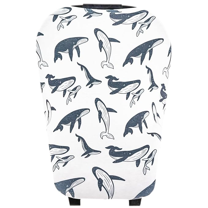 Copper Pearl Multi-Use Cover: Car Seat Covers, Nursing Cover, and Stroller Cover for Sun - Stretchy Fabric, All-Season Use, Stylish Designs, Easy Access for Moms - Cove