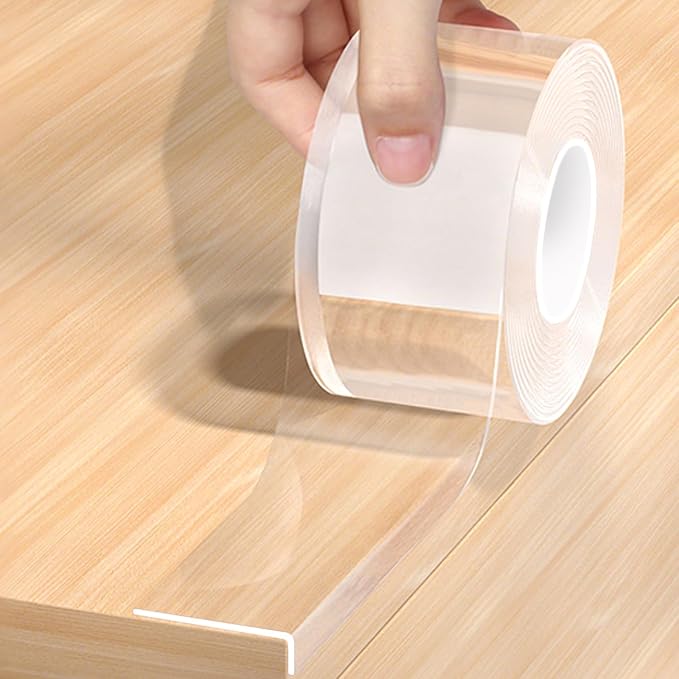 Corner Protectors Baby Proofing,2 in x 6.6ft Clear Edge Protector Strip,Furniture Corner Guards,Cabinets,Tables and Window Sill Sharp Corner Safety Bumpers