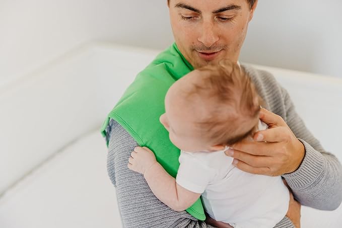 Copper Pearl Premium Baby Burp Cloths - 3-Pack Large Cotton Burp Cloths, Extra Soft Spit Up Rags with 3 Absorbent Layers, Perfect for Baby Boy and Baby Girl Gifts (21" x 10" Size, Blueberry Set)