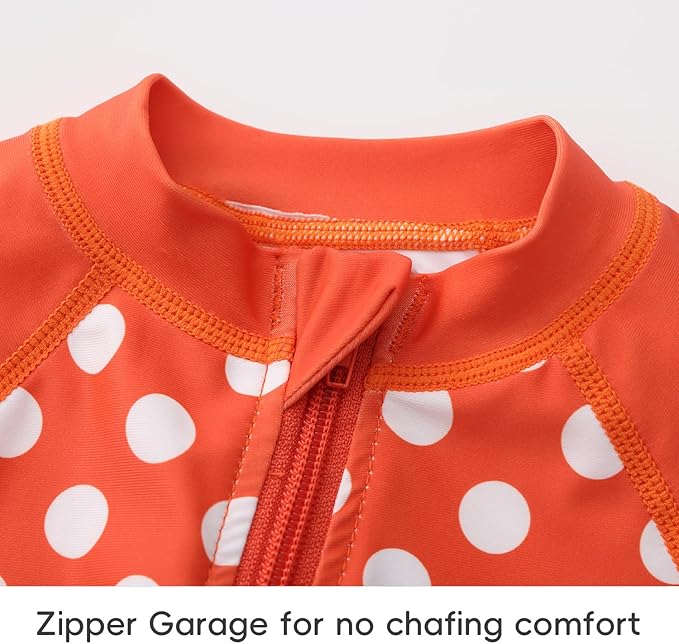 Baby Swimsuit UPF 50+ Sun Protection One Piece Zipper Beach Swimwear for Little Boys Girls Toddler