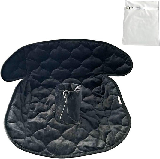 ReignDrop Piddle Pad Car Seat Protector for Toddler and Baby Potty Training – Waterproof Car Seat Pee Pad – Reusable Liner – Soft Velvet Exterior – Non-Slip Back – with Wash Bag – Machine Washable