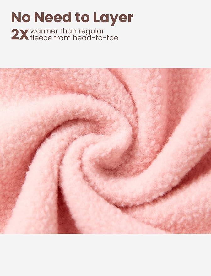 PATPAT Fleece Hooded Footed Romper Clothes, Soft Warm Footie Covers, Car Seat Friendly, Easy Zip, Cute Boy Girl