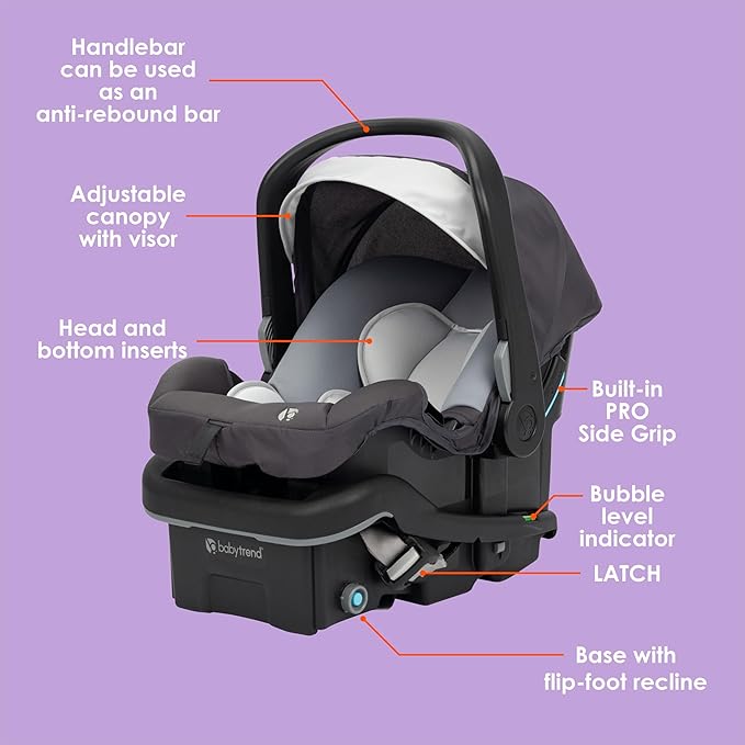 Baby Trend EZ-Lift™ PRO Infant Car Seat, Dash Midnight