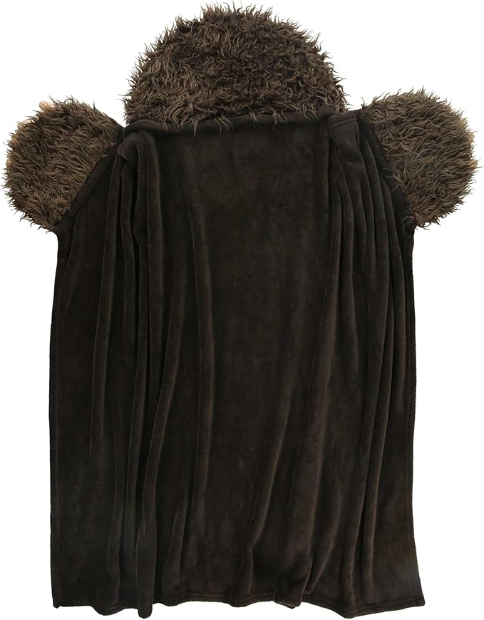 Lazy One Wearable Hooded Blanket for Kids, Animal Hooded Blanket (Bigfoot)