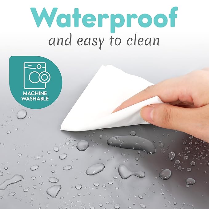 Kopi Baby Portable Diaper Changing Pad - Baby Diaper Changer Travel Bag with Wipes Pocket, Smart Design Portable Changing Mat, Infant Travel Station Kit, Gift for Newborn Girl & Boy - Grey, Modern