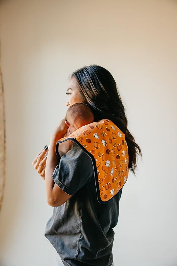 Baby Burp Cloth Large 21''x10'' Size Premium Absorbent Triple Layer 3-Pack Gift Set"Bones" by Copper Pearl