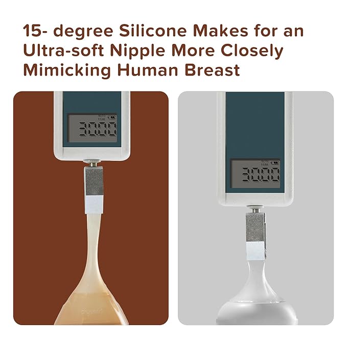 Thyseed PPSU Natural Anti-Colic Baby Bottles | Newborn Breast Like Nursing Bottle for Breastfed Babies with Nipple(0-1 Months),5oz,1pack