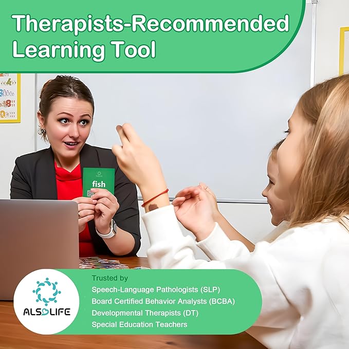 50 First Words Flash Cards for Baby with Fun Videos| Extra Thick Picture Cards for Speech Therapy Noun Cards for Kids Speech Delays| Aba Therapy, Autism Learning Materials ESL Teaching