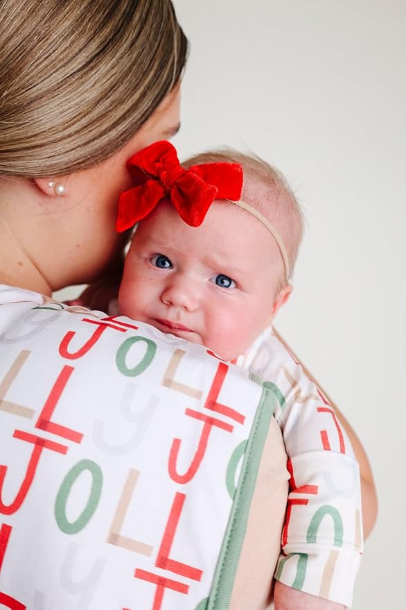 Copper Pearl Baby Burp Cloth Large 21''x10'' Size Premium Absorbent Triple Layer 3-Pack Gift Set Jolly