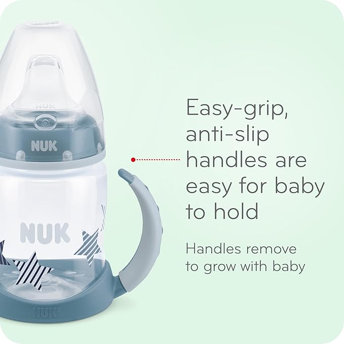 NUK Active Sippy Cup, 10 oz, 2 Pack, 12+ Months, Timeless Collection, Amazon Exclusive
