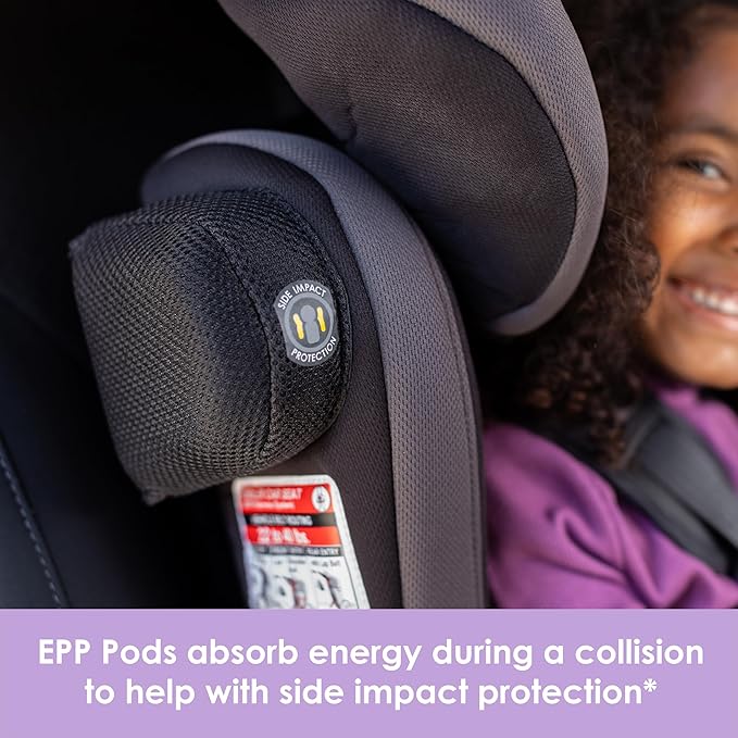 Baby Trend Hybrid SI 3-in-1 Combination Booster Car Seat with Side Impact Protection, Dash Orchid