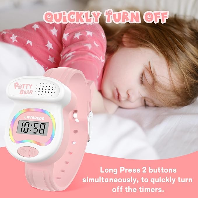 Kids Watch Potty Training Watches for Boys and Girls, Potty Timer Toilet Shape and LED Colorful Lights, Music Reminds Kids It's Time to Go to The Bathroom, Fun Gift for Moms and Toddlers