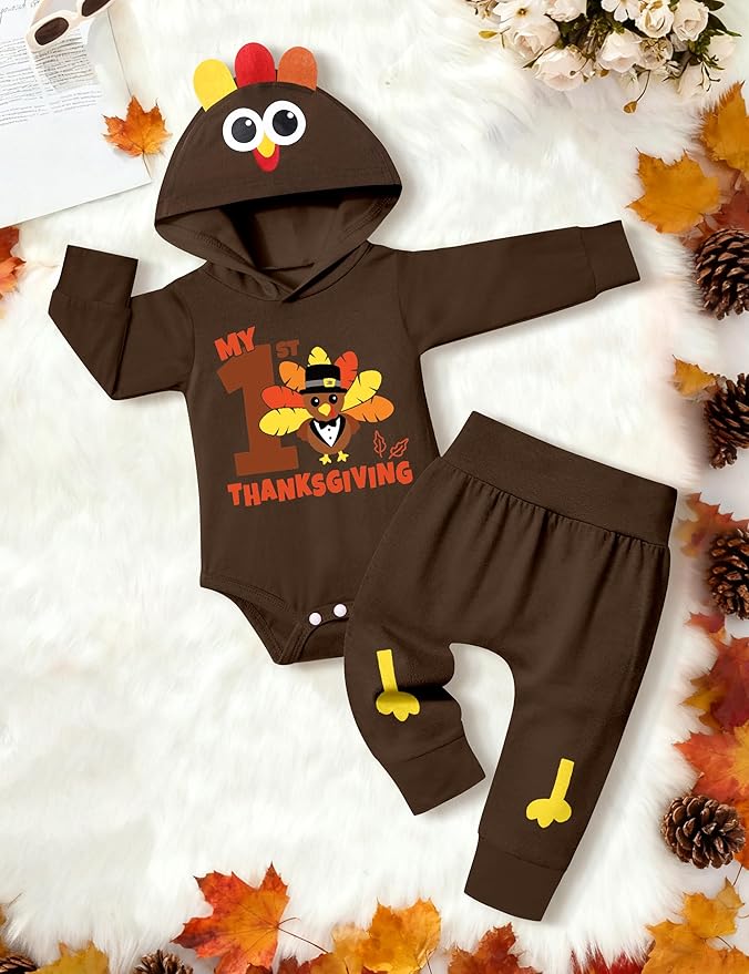 Fommy Newborn Baby Boy Clothes Plaid Letter Print Long Sleeve Hoodies + Long Pants 2PCS Fall Winter Outfits Set