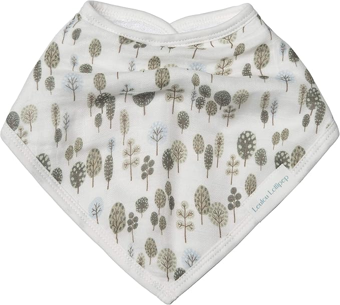 Loulou Lollipop Muslin Bandana Bib Drool Bib Set for Baby Girl and Boy, Adjustable 3 to 36 Months, 2 Pack