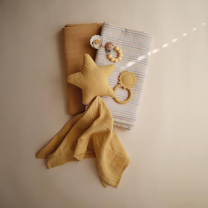 mushie Silicone Baby Teether Toy | Lion