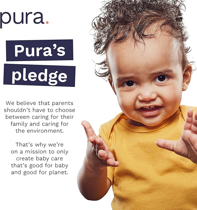 Pura Size 5 Eco-Friendly Diapers (24-35 lbs) Totally Chlorine Free (TCF) Hypoallergenic, Soft Organic Cotton, up to 12 Hours Leak Protection, Allergy UK, 3 Packs of 20 (60 Diapers)