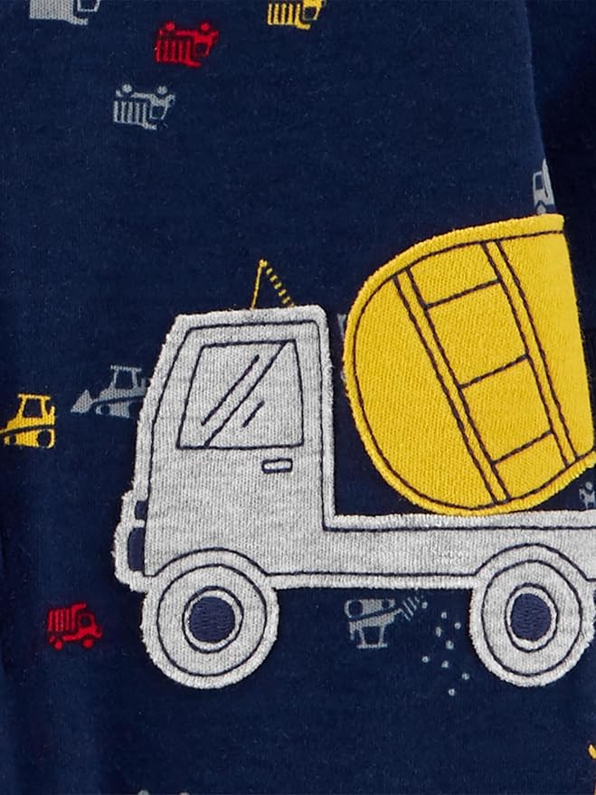 Simple Joys by Carter's Baby Boys' 2-Way Zip Thermal Footed Sleep and Play, Pack of 2