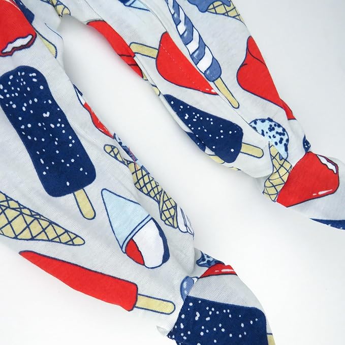 HonestBaby Baby Celebration Sleep & Play Footed One-Piece Pajama Sleeper 100% Organic Cotton