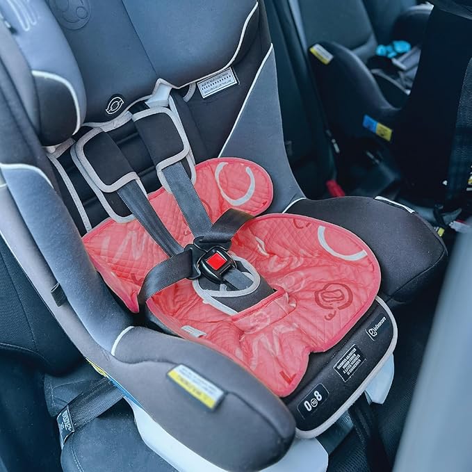 Pink Piddle Pad 2-Pack – Waterproof Car Seat & Stroller Protector for Potty Training Toddlers & Babies, Machine Washable, Anti-Slip Backing, Universal Fit
