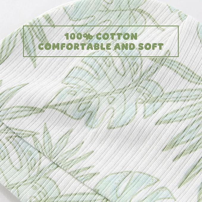 Baby Girls Boys Hats Mittens and Socks Set Cotton Infant Caps Newborn Soft Gloves 0-6 Months