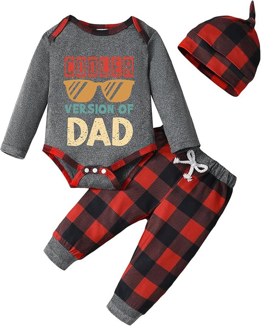 NZRVAWS Newborn Baby Boy Clothes Outfits Letter Prined Romper Pants Set Infant Baby Boy Clothing 0 3 6 9 12 18 Months