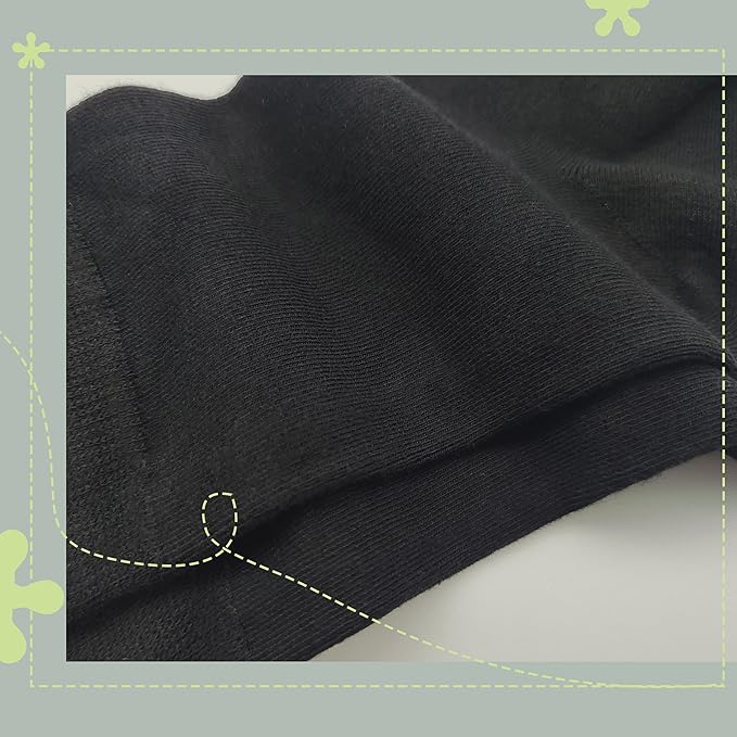 Kids Thin Rayon Bamboo School Crew Socks Uniform Dress Boys/Girls Soft Youth Socks 6 Pairs