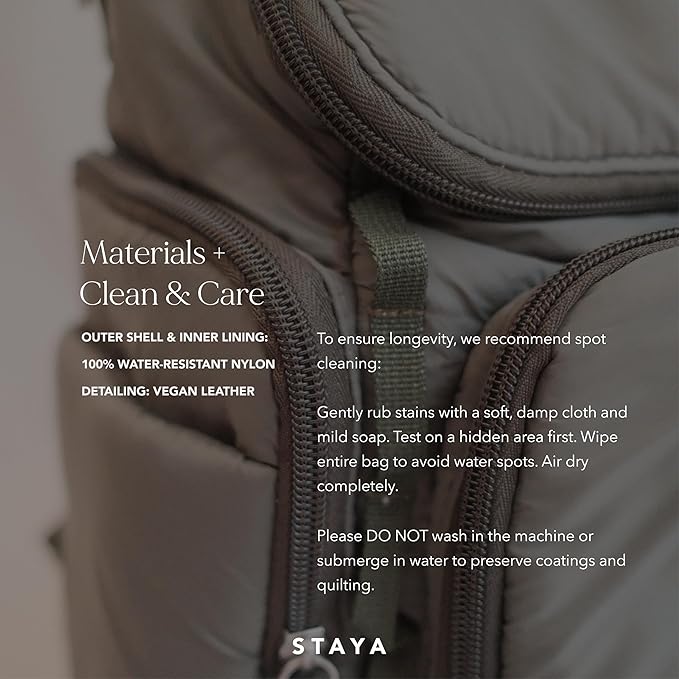 Staya- Cloud Diaper Bag (Sage, Medium)