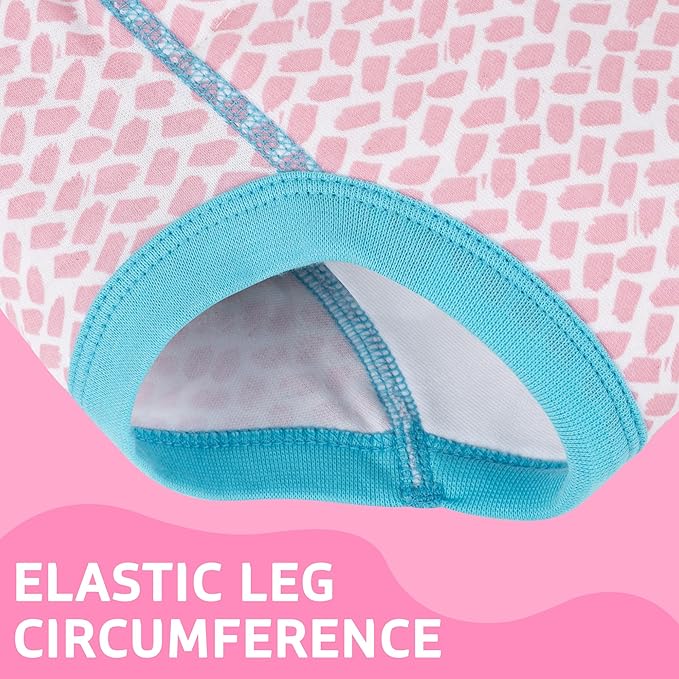 BIG ELEPHANT 10-Pack Baby Potty Training Underwear, Soft 100% Cotton Absorbent Training Pants for Boys & Girls, Ages 12M-10Y