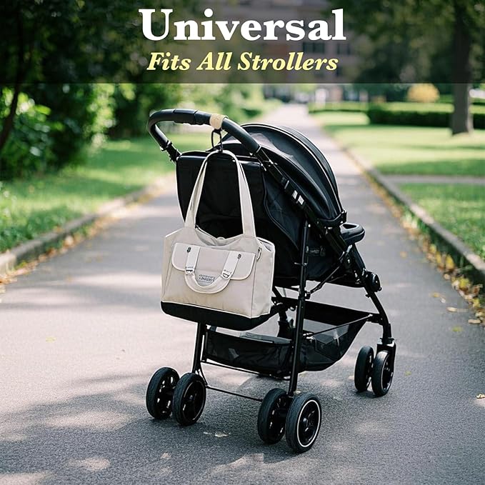 Stroller-Hooks - Adjustable Stroller Carabiner Clips, Universal Stroller Clips and Hooks for Parents and Travelers - Ideal Stroller Accessories for Shopping, Travel, and Baby Gear - Black, 2 Pack