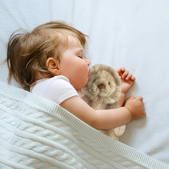 Mon Ami Luca The Lion Plush Security Blankie for Babies – 15”, Plush Stuffed Animal Security Blanket, Baby Snuggle Toy, Unisex Newborn Gifts