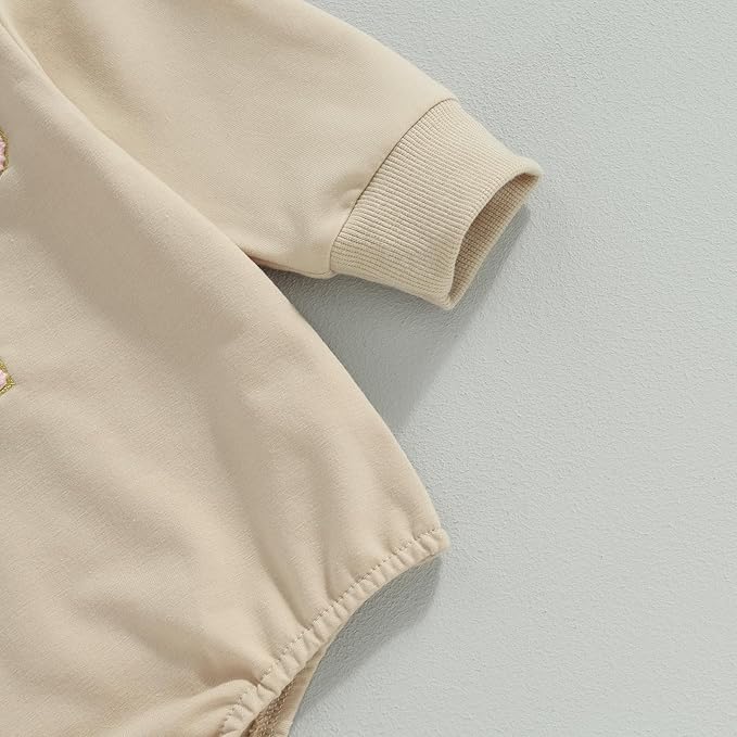 Infant Baby Girl Fall Outfit Sweatshirt Romper Letter Embroidery Jumpsuit Big Lil Sis Matching Newborn Winter Clothes