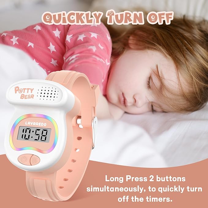 Kids Watch Potty Training Watches for Boys and Girls, Potty Timer Toilet Shape and LED Colorful Lights, Music Reminds Kids It's Time to Go to The Bathroom, Fun Gift for Moms and Toddlers