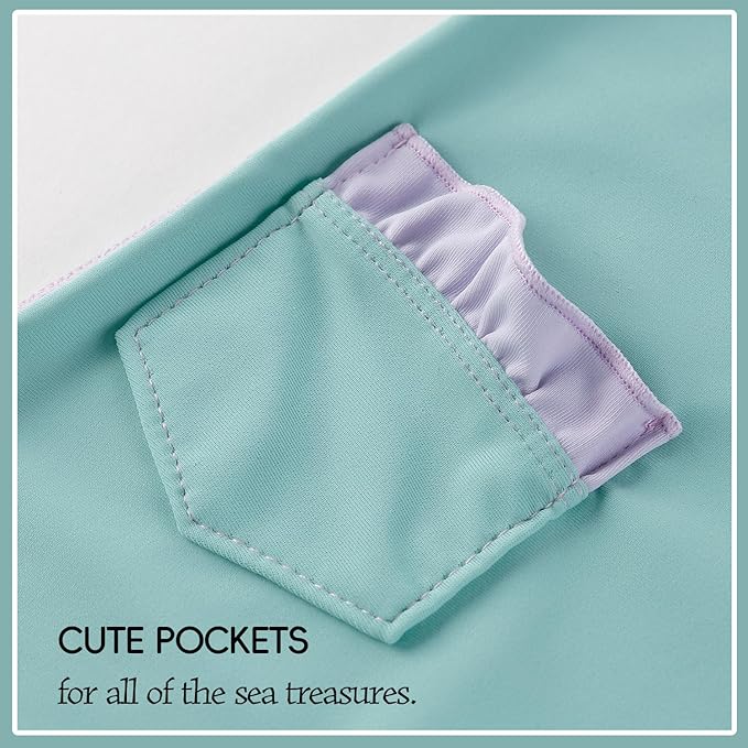 Baby Swimsuit UPF 50+ Sun Protection One Piece Zipper Beach Swimwear for Little Boys Girls Toddler