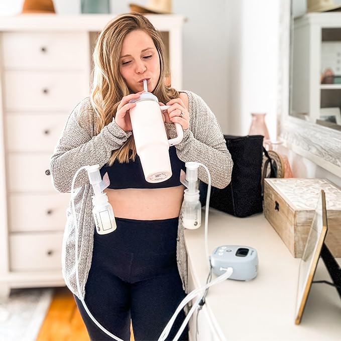 Ameda MYA Joy Plus Electric Breast Pump + Breast Pump Bag & Breast Milk Cooler Bag | Rechargeable | Portable Breast Pump Hands Free | Hospital Grade | Includes HygieniKit & Ameda Pump Parts