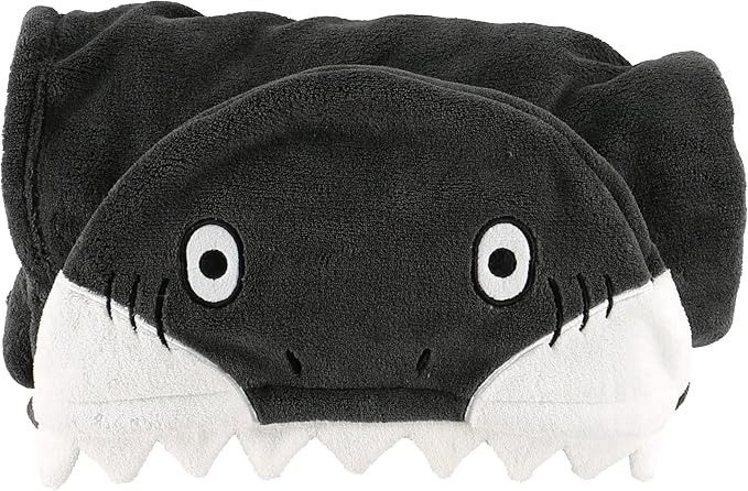Lazy One Wearable Hooded Blanket for Kids, Animal Hooded Blanket (Shark)