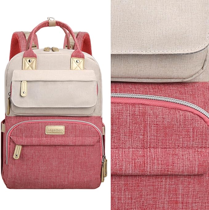 Diaper Bag Backpack, Baby Girl Diaper Bag, Large Diaper Bag Backpack Gift for Girls, Baby Diper Backpack for Travel with Insulated Pockets and Stroller Straps