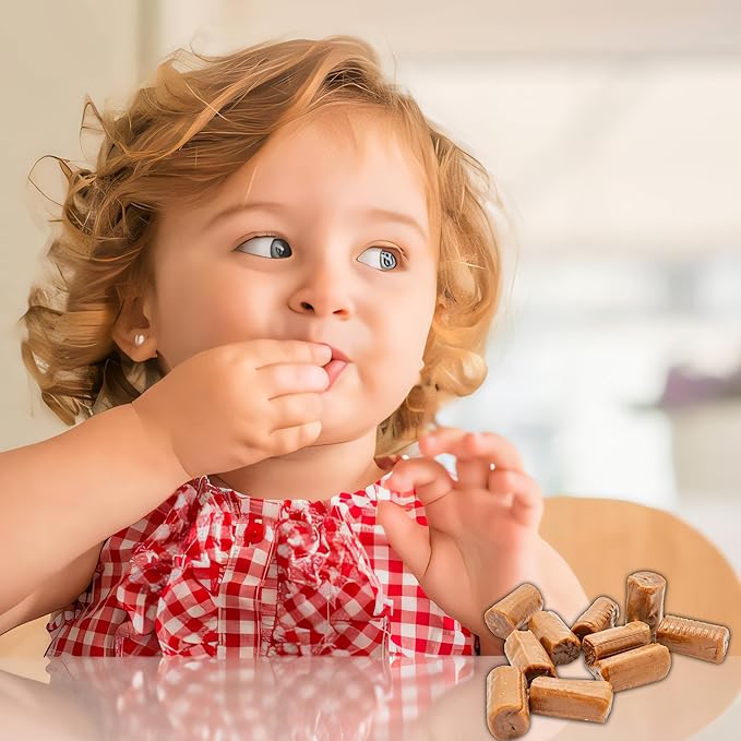 Chocolate Chewy Candy, Bulk 2 Lbs Chewy Chocolate, Individually Wrapped Gluten Free and Peanut Free Chewy Taffy Candy, Mini Taffies for Kids Parties and Snacking