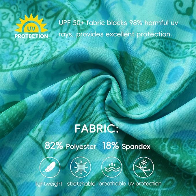 Baby Swimsuit UPF 50+ Sun Protection One Piece Zipper Beach Swimwear for Little Boys Girls Toddler