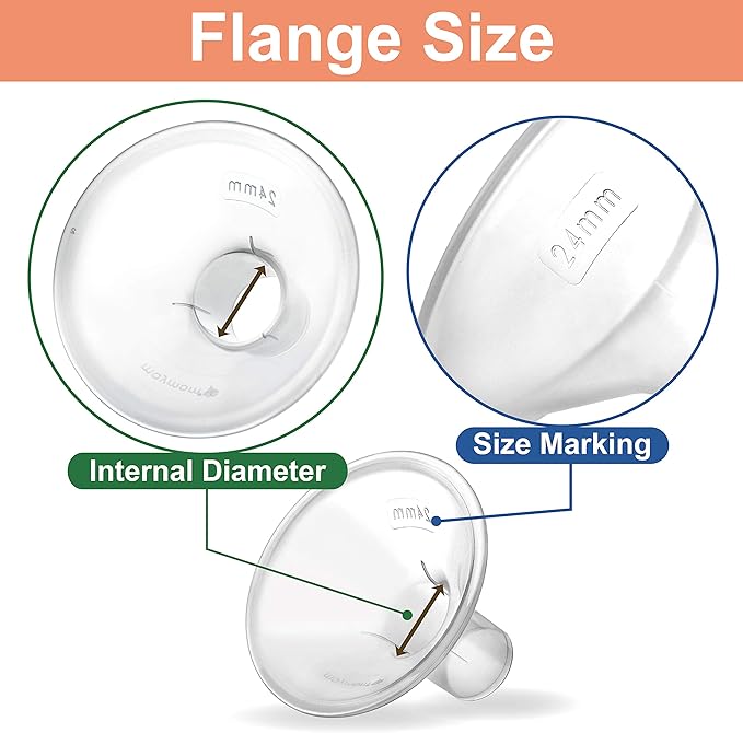 Maymom Brand 15 mm 2xOne-Piece Extra Small Breastshield w/Valve and Membrane Compatible with Medela Breast Pumps; Non-Detachable Clear