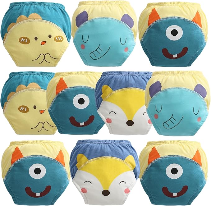 Toddler Potty Training Underwear for Kids, Cotton Reusable Waterproof Potty Training Pants Size 2t,3t,4t,5t,6t