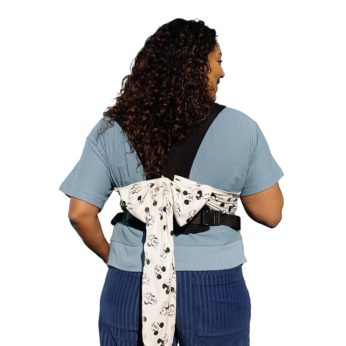 Moby Baby Wrap Carrier Easy-Wrap for Newborns to Toddlers (8-33lbs), Infant Sling Carrier, Lightweight & Hands Free Design, Adjustable for All Body Types (Disney's Mickey Mouse & Minnie Mouse)