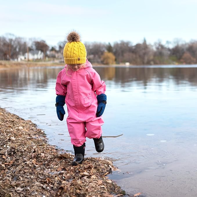 JAN & JUL Waterproof Rain Suit, Windproof Coveralls for Toddlers and Kids